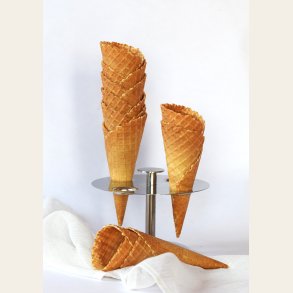 Isvafler til liter is